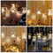 Kitcheniva 3D LED Window Hanging Snowflake Santa USB Christmas Decor